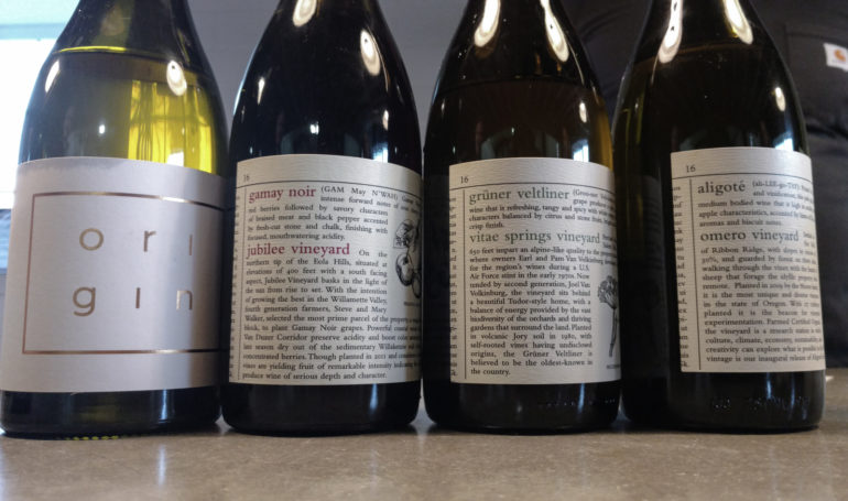 Craft Wine Co. Oregon Grüner Veltliner, Gamay, Aligoté