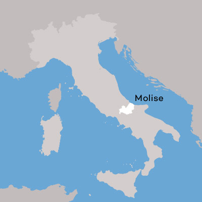 Molise wine region map by Wine Folly