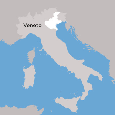 Veneto Wine Region Map by Wine Folly
